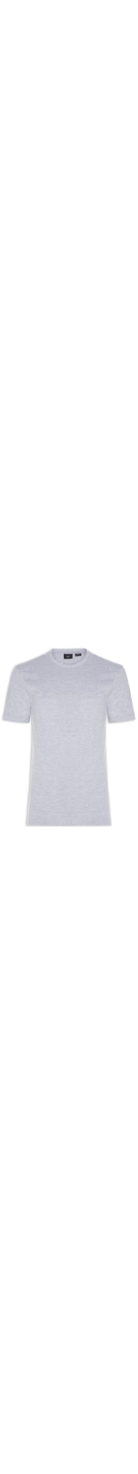 Camiseta Básica Masculina em Algodão – Cinza Claro