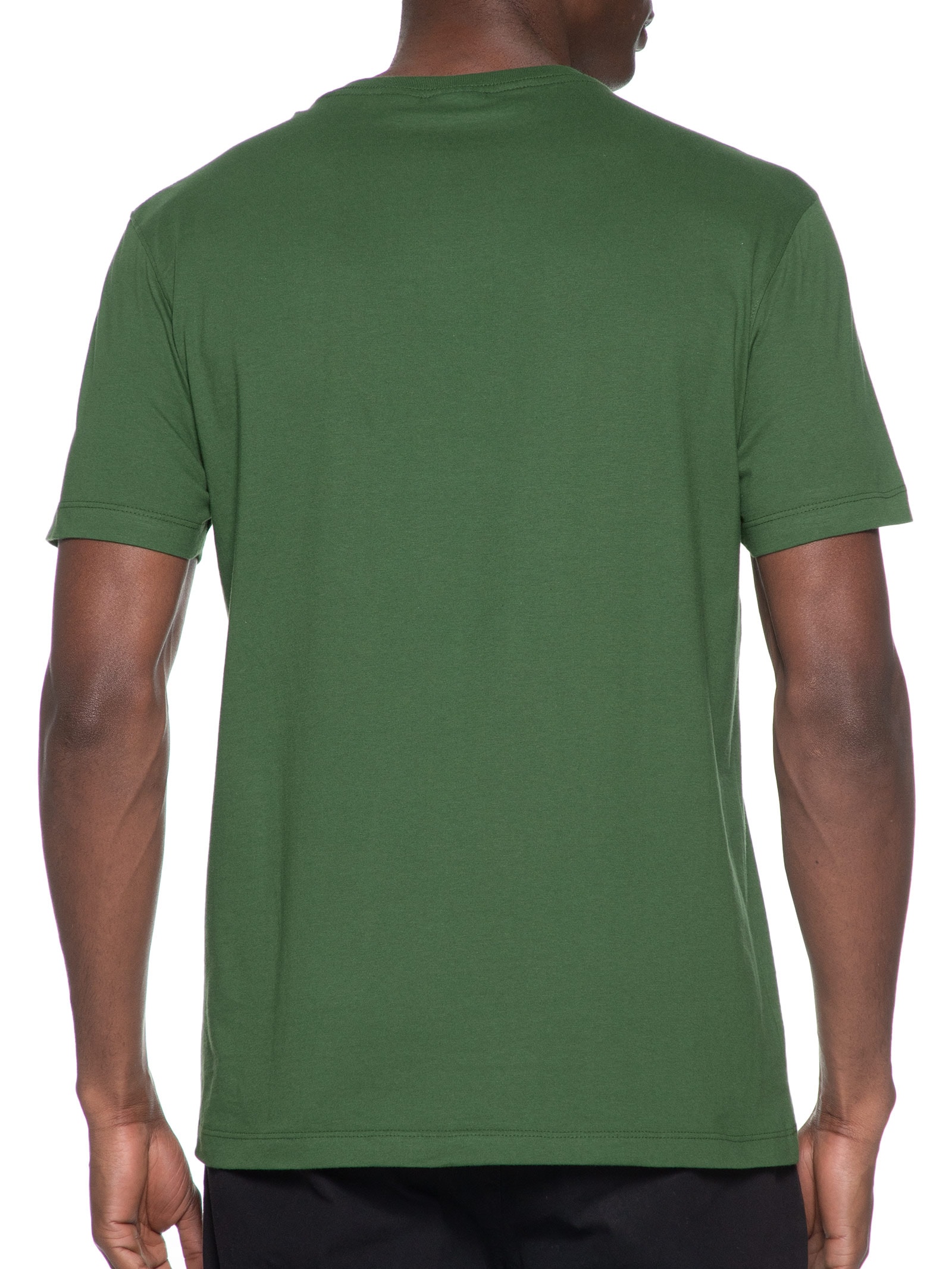 Camiseta Básica Masculina em Algodão – Verde Aramis