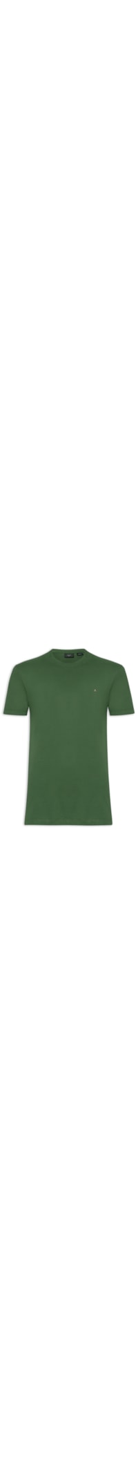Camiseta Básica Masculina em Algodão – Verde