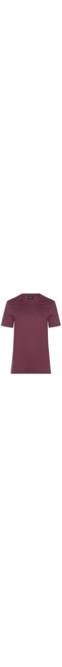 Camiseta Básica Masculina em Algodão – Vinho