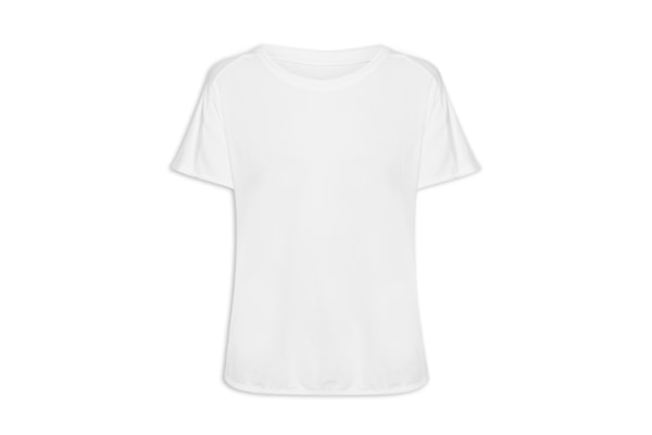 Camiseta Breath Back Comfort Feminina – Branco