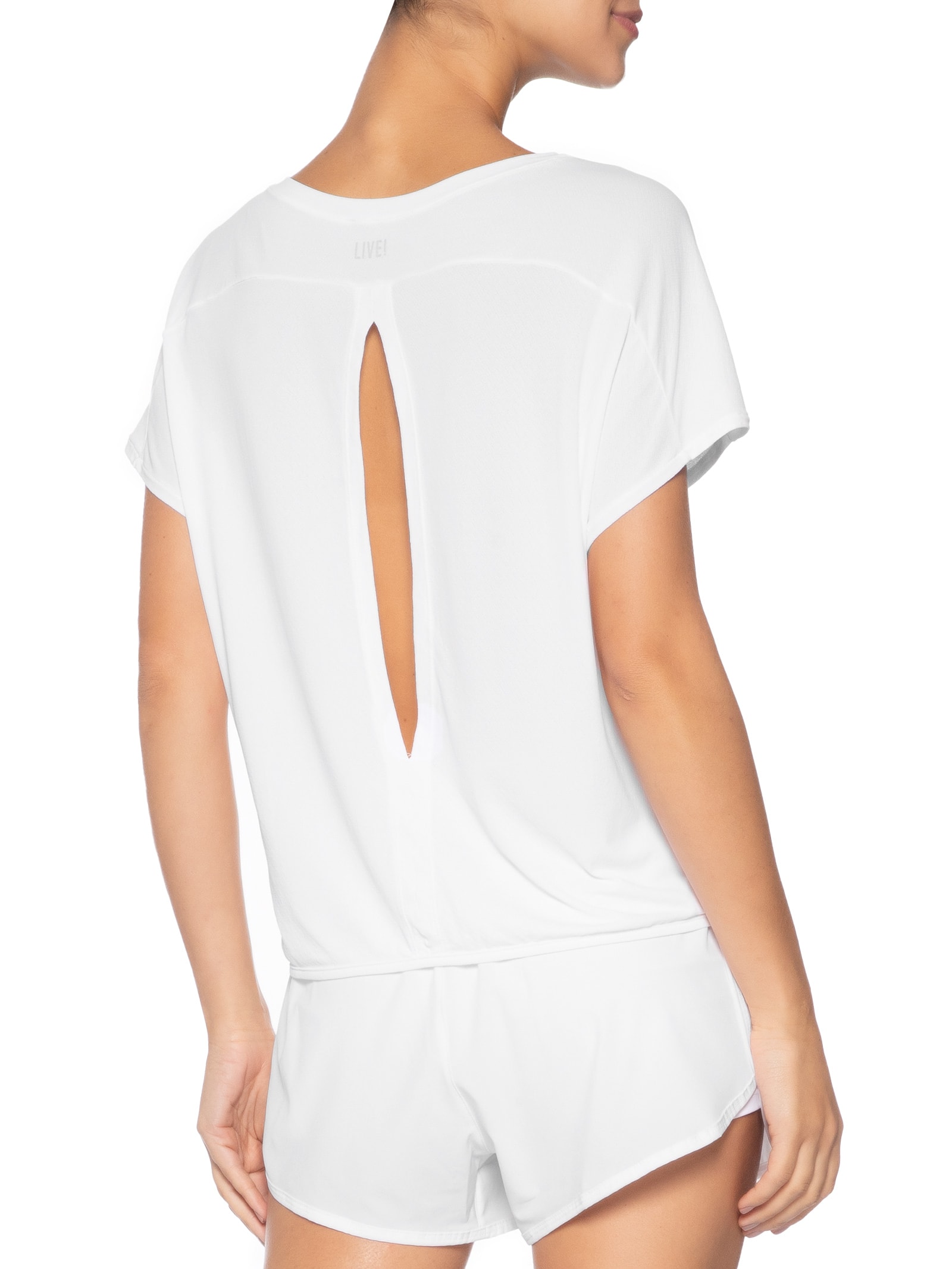 Camiseta Breath Back Comfort Feminina – Branco Live!