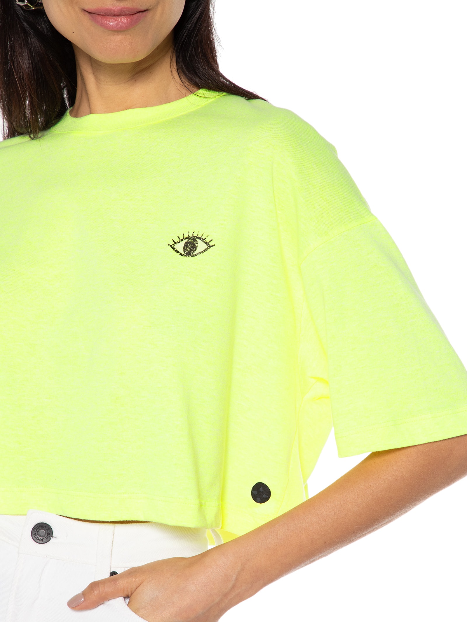 Camiseta Cropped Verde Market 33
