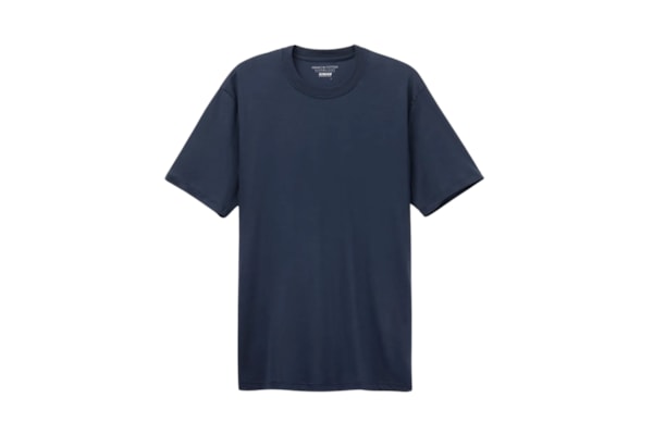 Camiseta De Manga Curta Em Algodão Premium Superlight - Azul