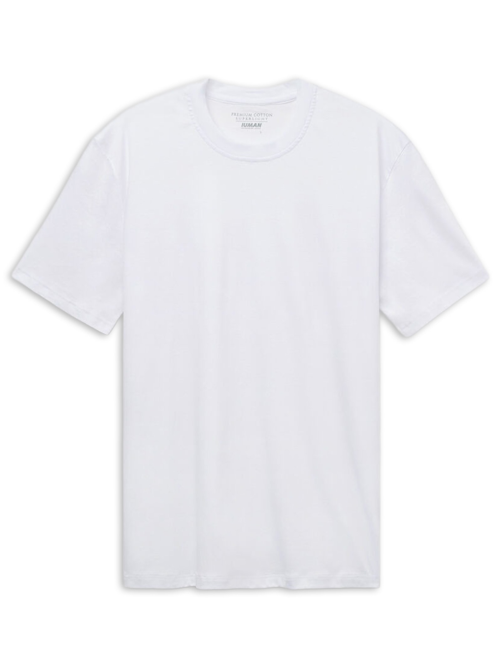Camiseta De Manga Curta Em Algodão Premium Superlight Branco Intimissimi