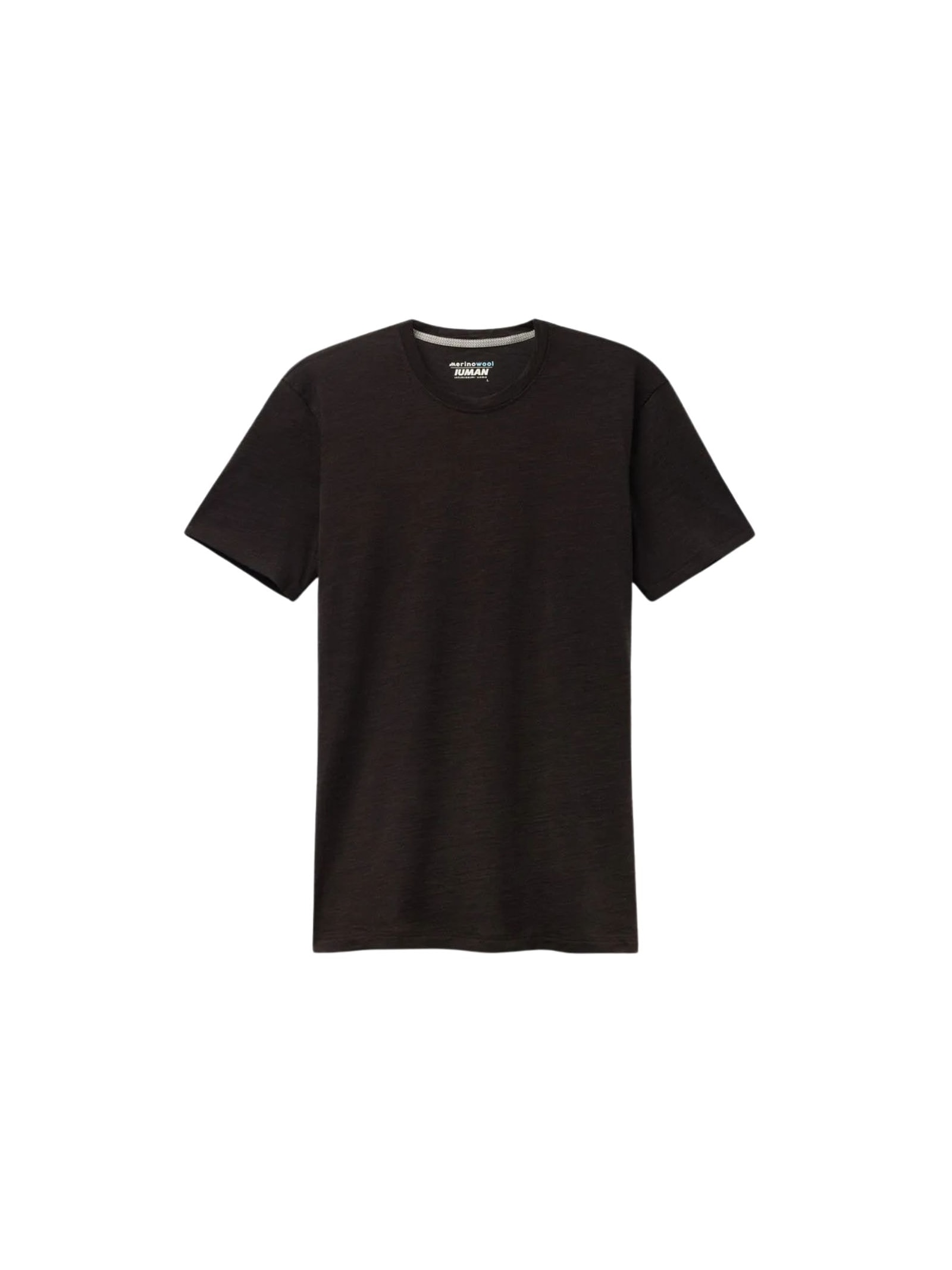 Camiseta De Manga Curta Em Lã Merino Elástica Marrom Intimissimi