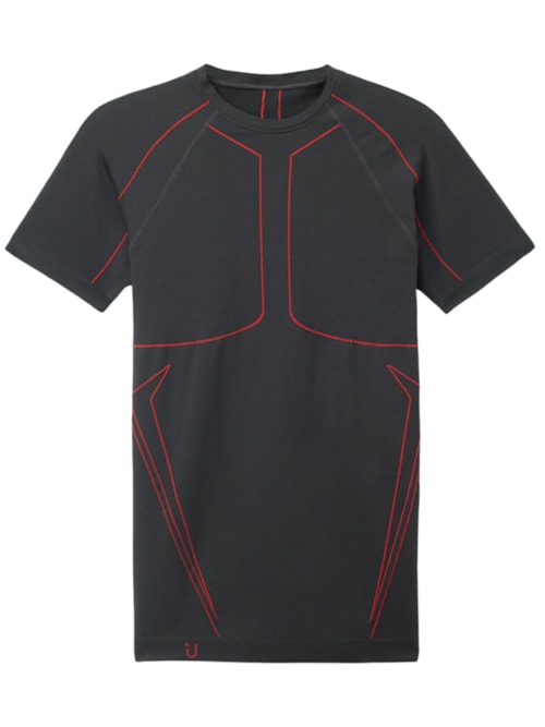 Camiseta De Manga Curta Esportiva – Cinza