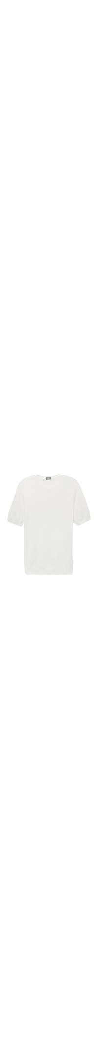 Camiseta Em Algodão Slub - Branco