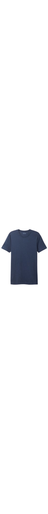 Camiseta Em Algodão Supima Elástico - Azul