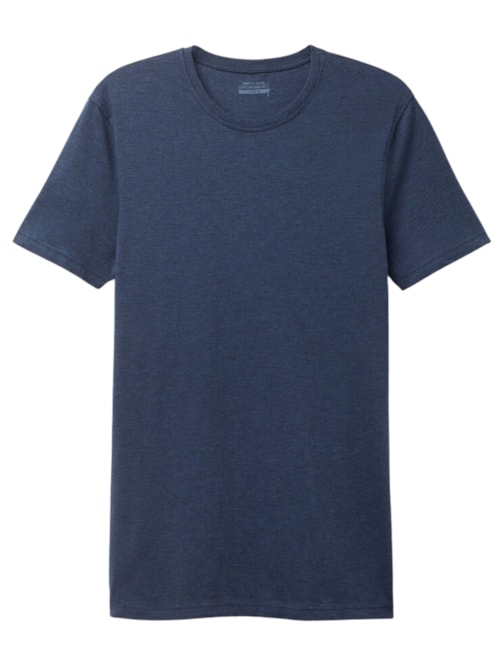 Camiseta Em Algodão Supima Elástico – Azul