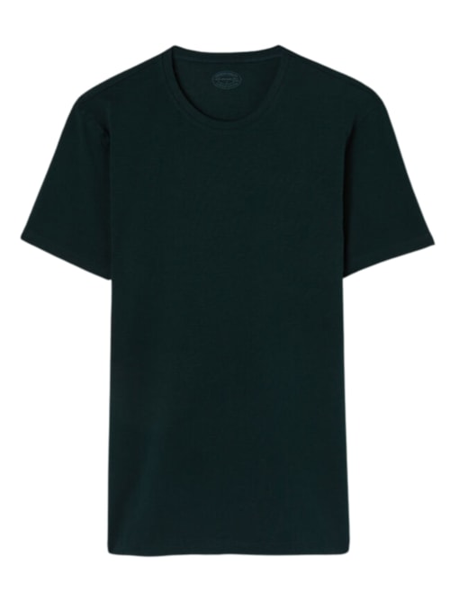 Camiseta Em Algodão Supima Elástico - Verde