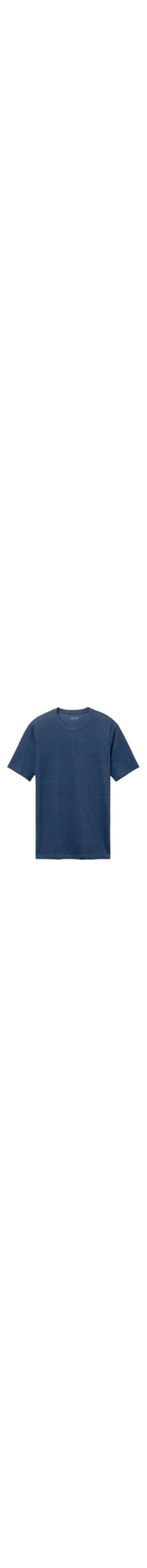 Camiseta Em Linho - Azul