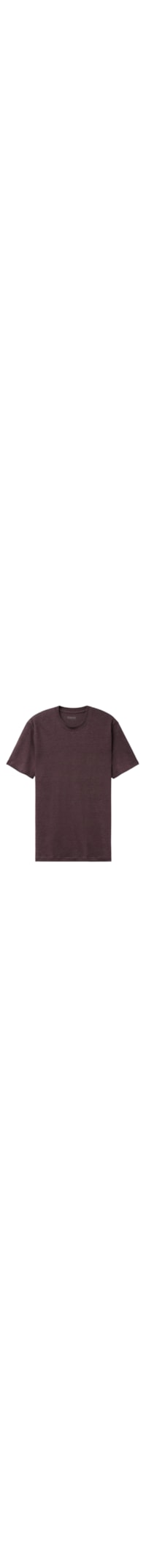 Camiseta Em Linho - Roxo