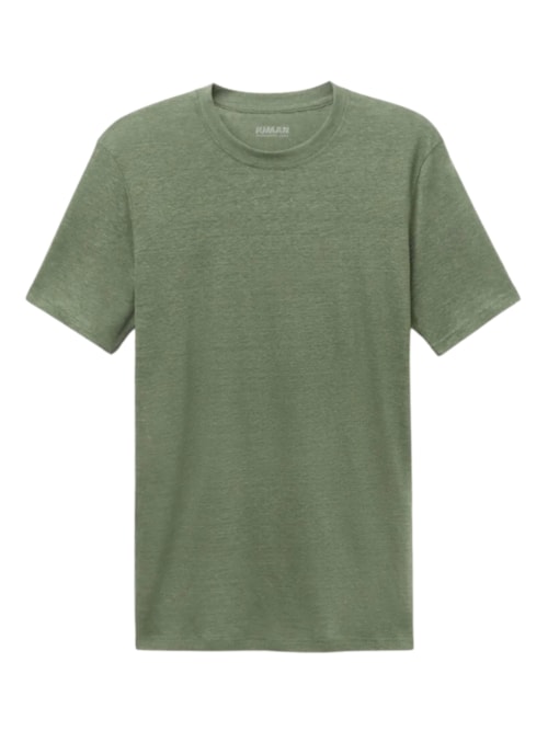 Camiseta Em Linho – Verde