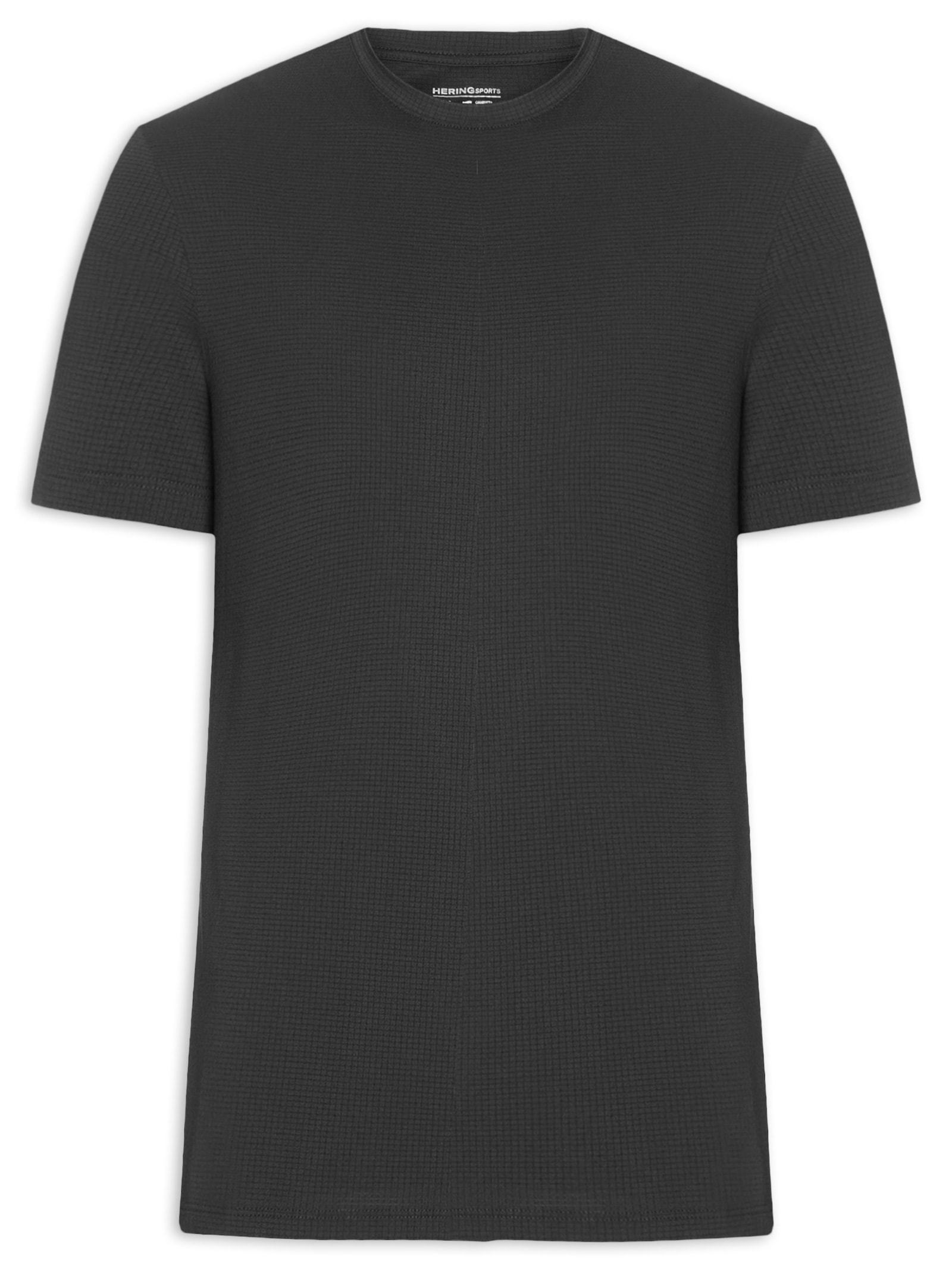 Camiseta Esportiva Fresh Masculina – Preto Hering Sports