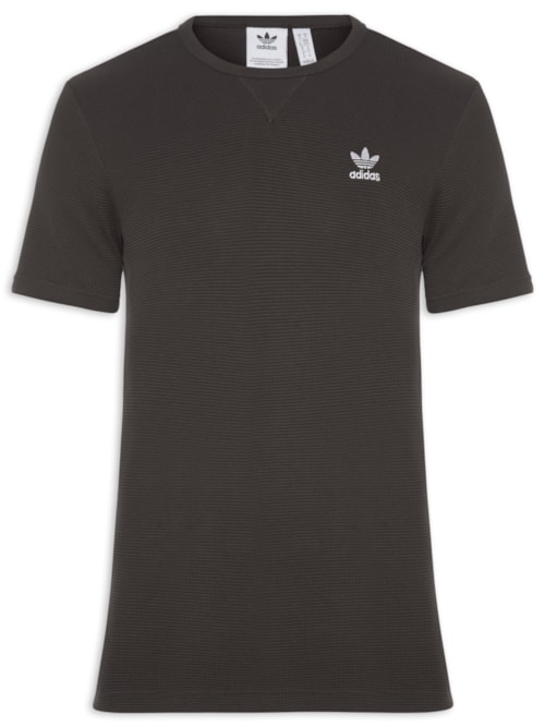 Camiseta Essentials Waffle - Marrom