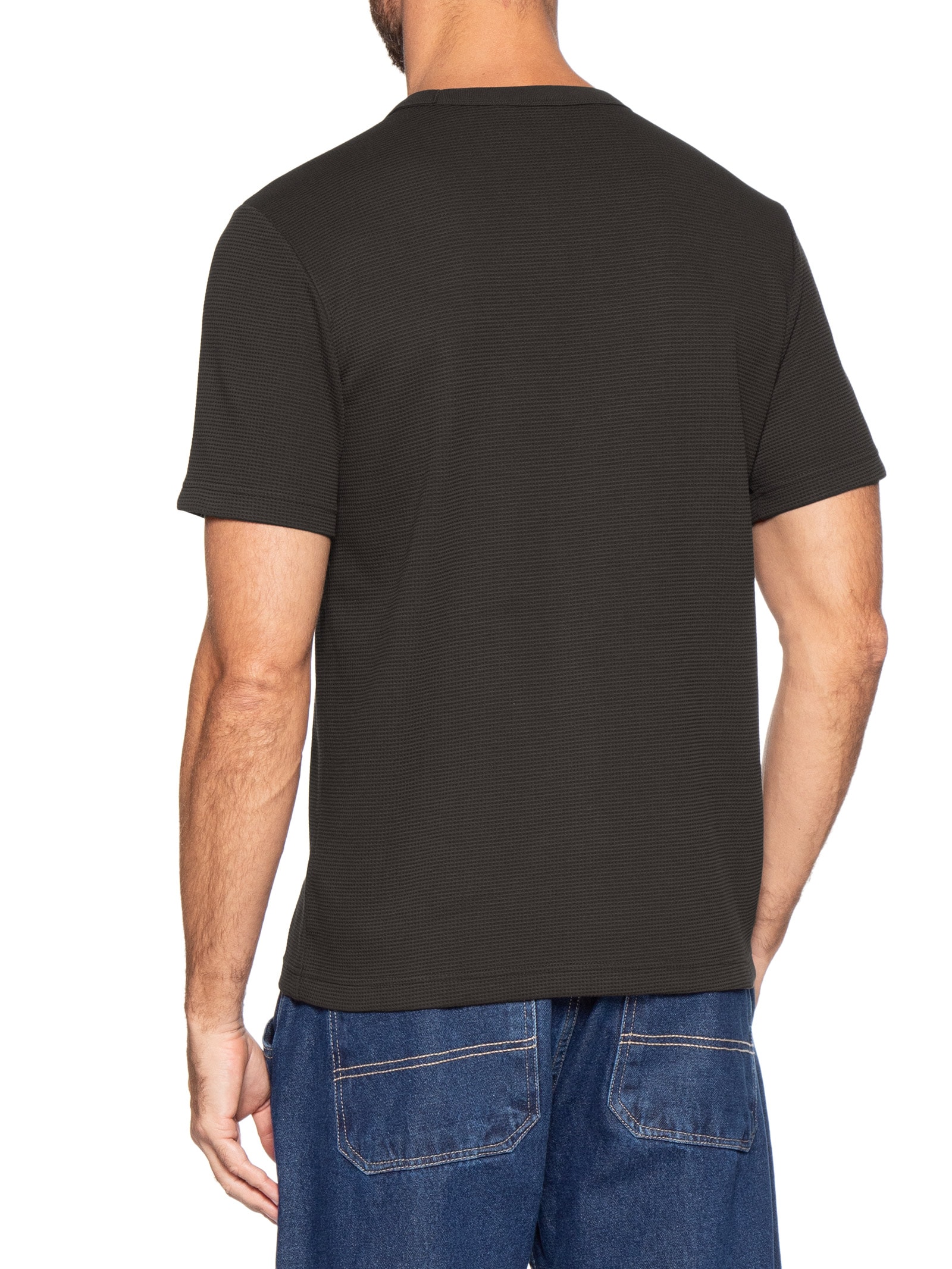 Camiseta Essentials Waffle Marrom Adidas Originals