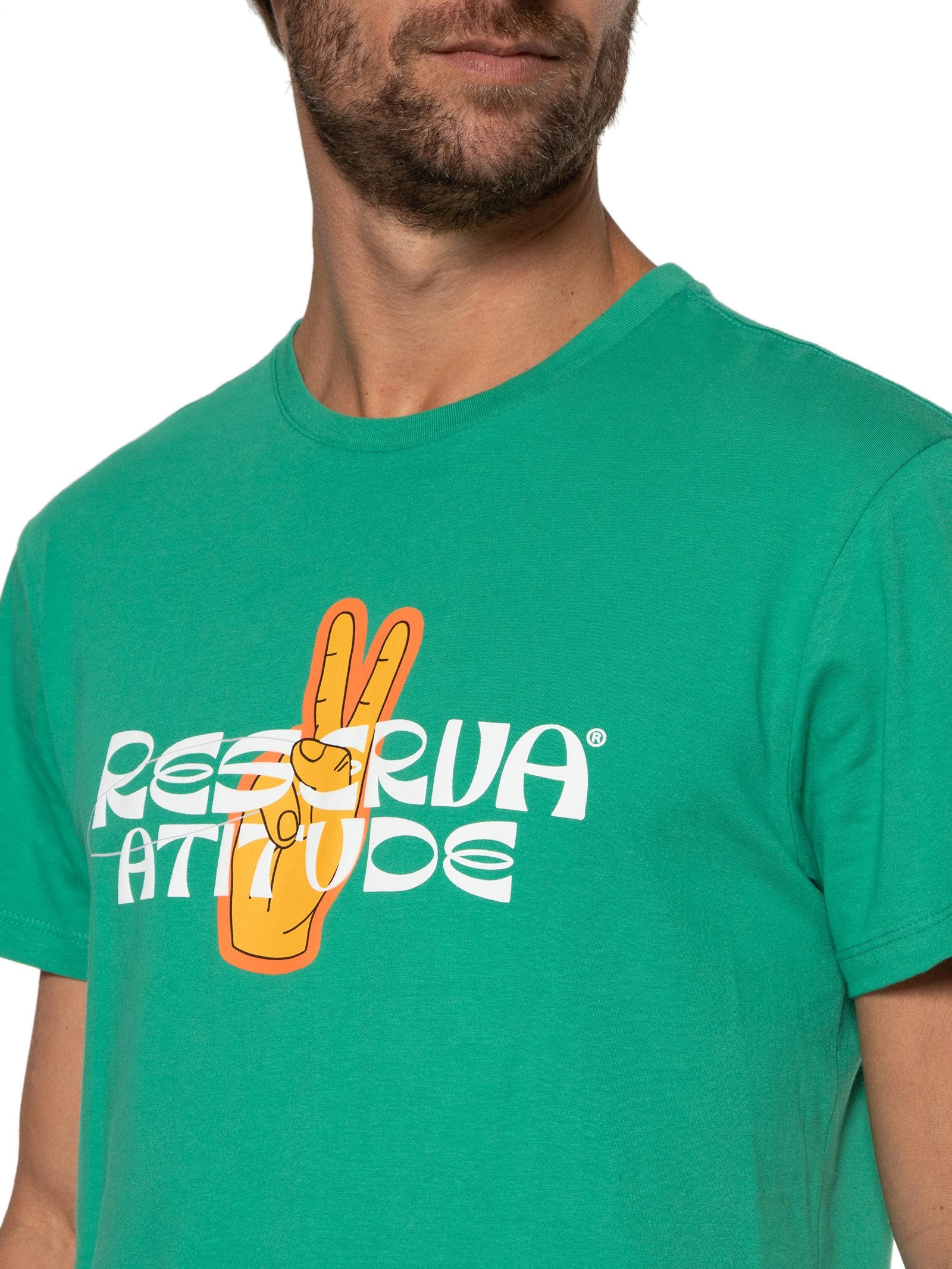 Camiseta Estampada Atitude Verde Reserva