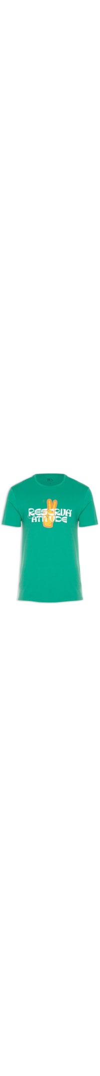 Camiseta Estampada Atitude - Verde