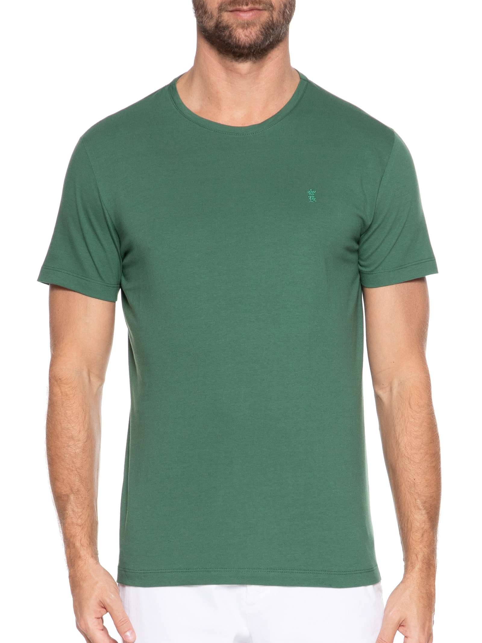 Camiseta Estampada Lebanese Massari Day Verde  Sergio K