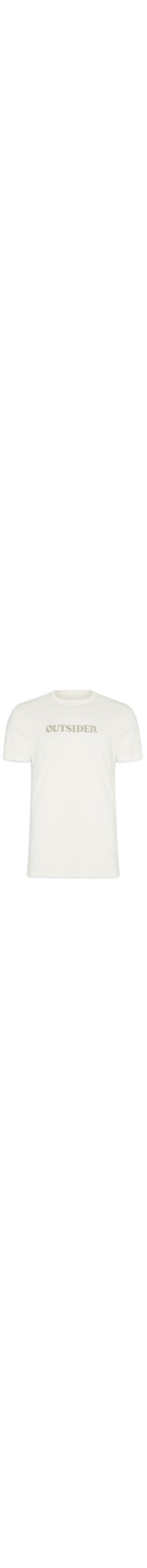 Camiseta Estampada Outsider - Off White