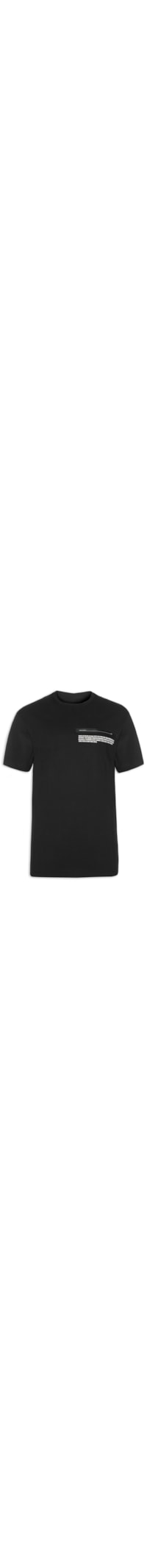 Camiseta Estampada - Preto