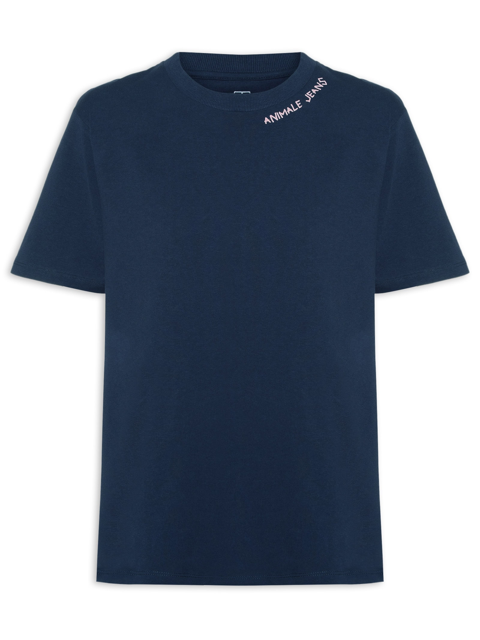 Camiseta Faminina Malha Easy Breeze Azul  Animale Jeans