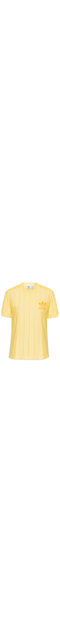 Camiseta Feminina 3 Stripe Tee - Amarelo