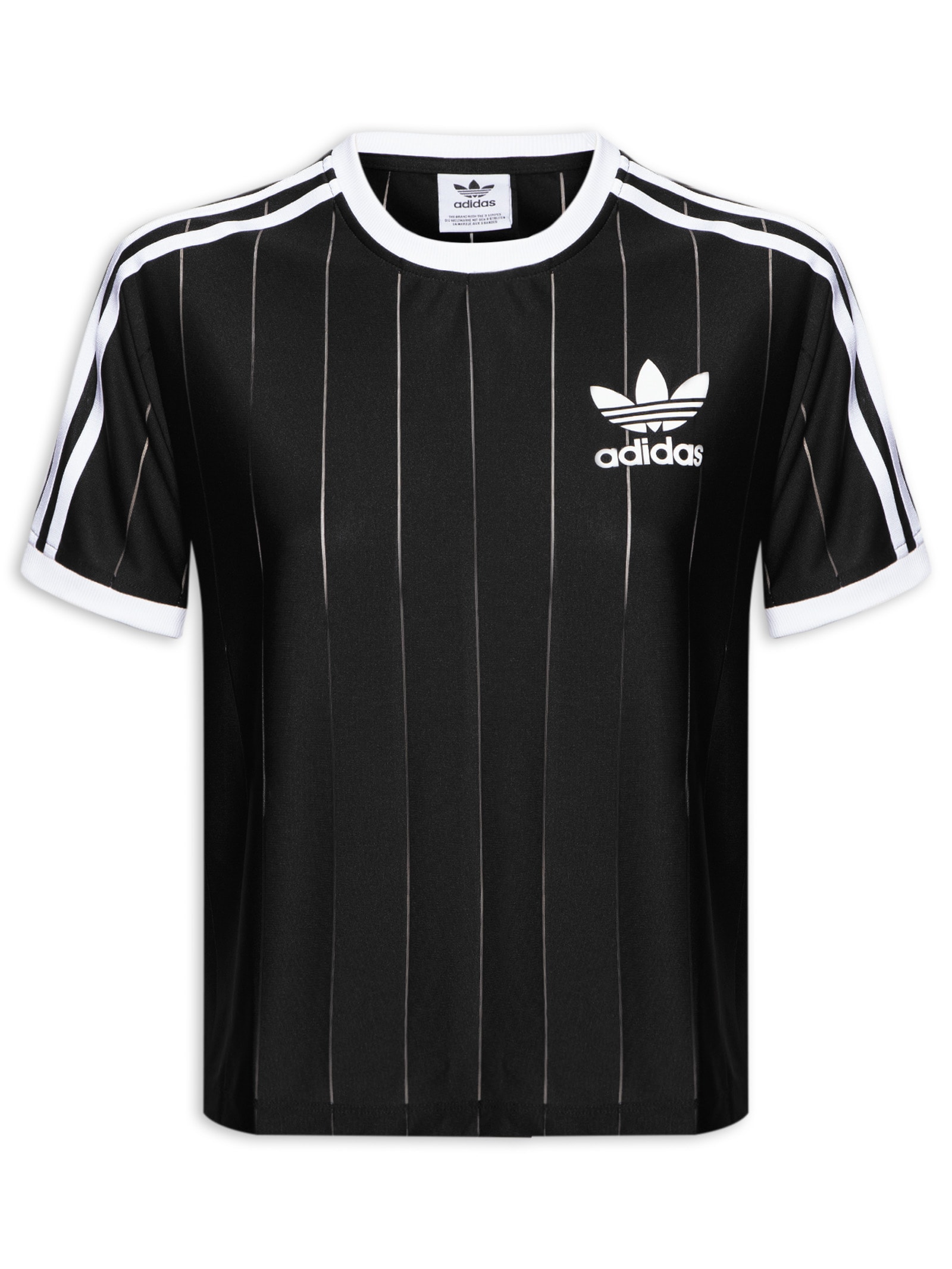 Stripes Playeras Marca Adidas Camiseta Feminina Stripes Pnst