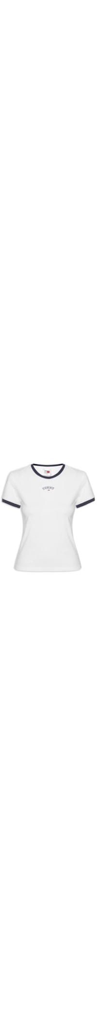 Camiseta Feminina AB Slim Small Varsity Tee - Branco