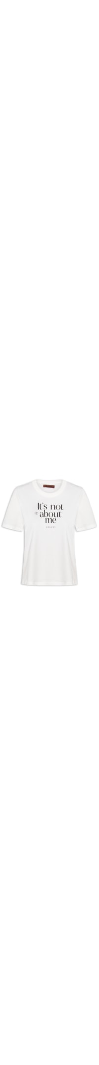 Camiseta Feminina About Me - Off White