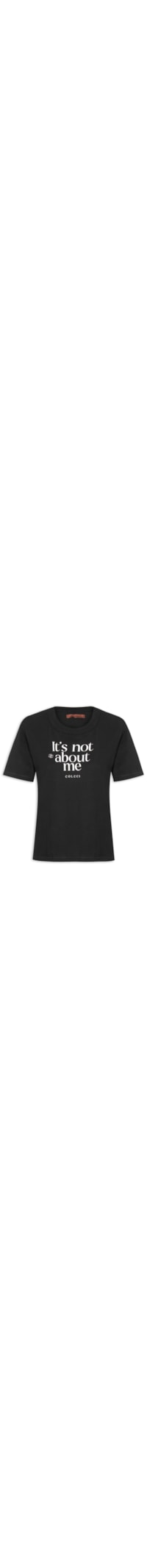 Camiseta Feminina About Me - Preto