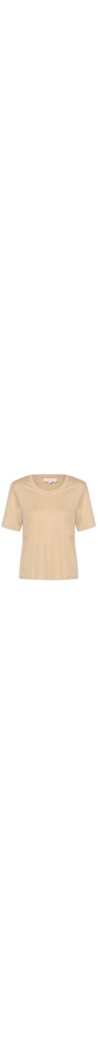 Camiseta Feminina Algodão Pima - Bege
