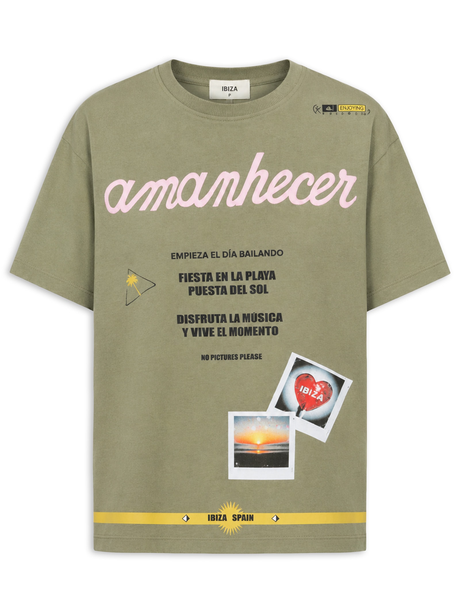 Camiseta Feminina Amanhecer Verde Triya
