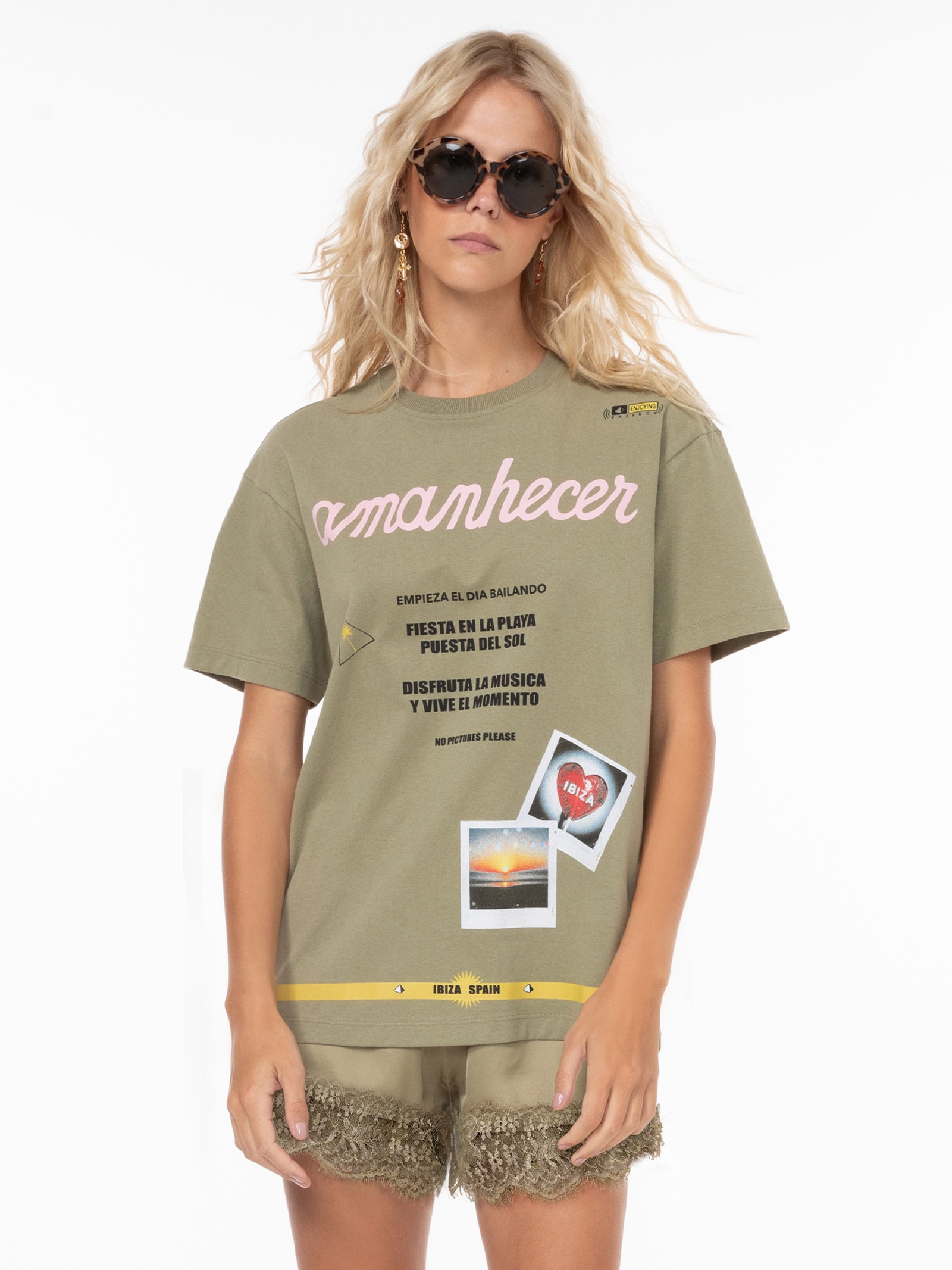 Camiseta Feminina Amanhecer Verde Triya