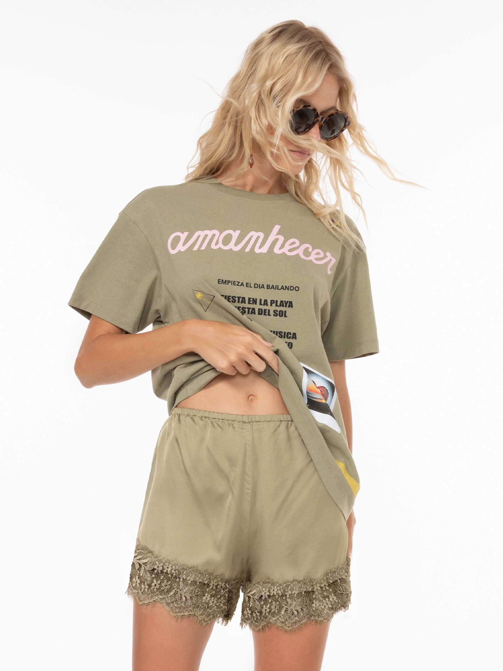Camiseta Feminina Amanhecer Verde Triya