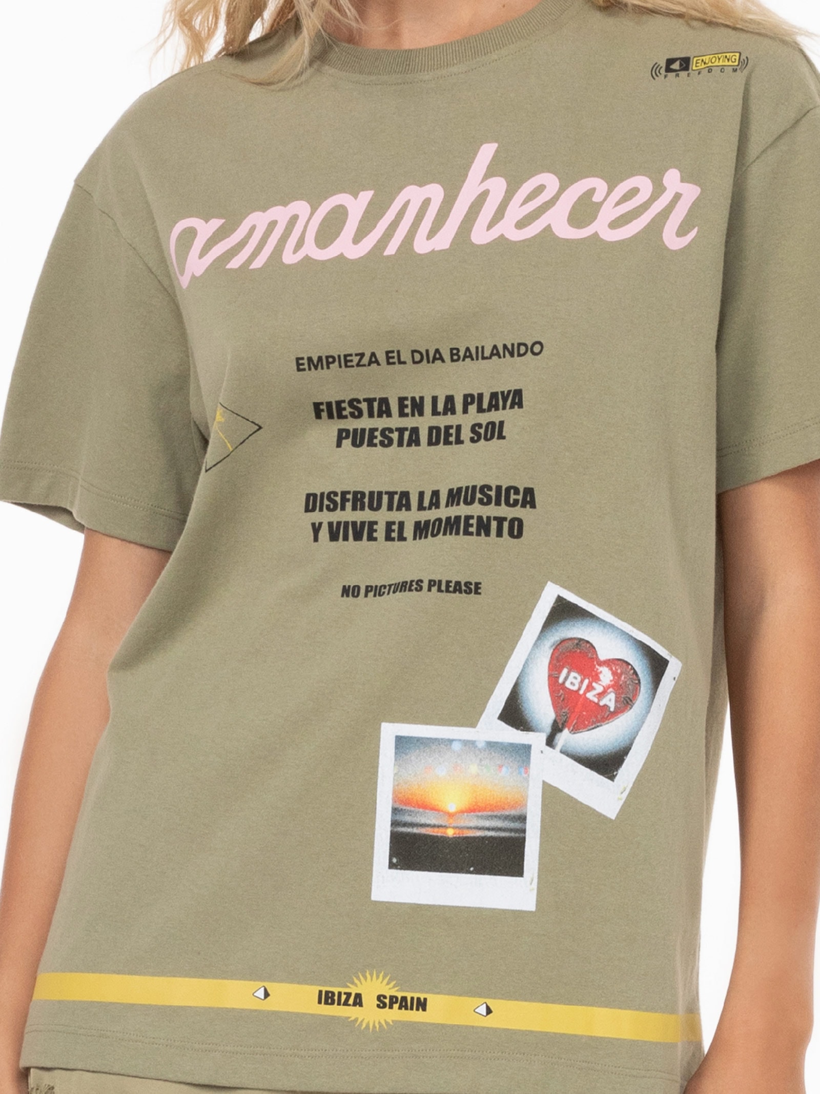 Camiseta Feminina Amanhecer Verde Triya