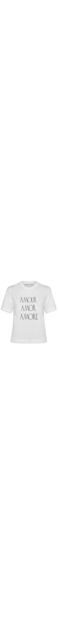 Camiseta Feminina Amour - Off White