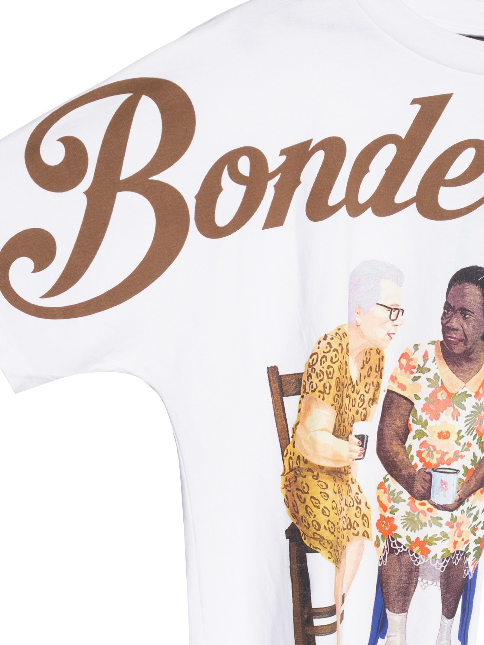 Camiseta Feminina Ampla Bonde Da Fofoca – Branco Farm