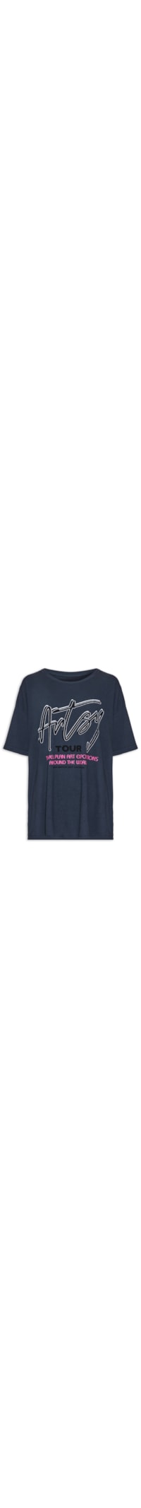 Camiseta Feminina Artsy Tour - Preto