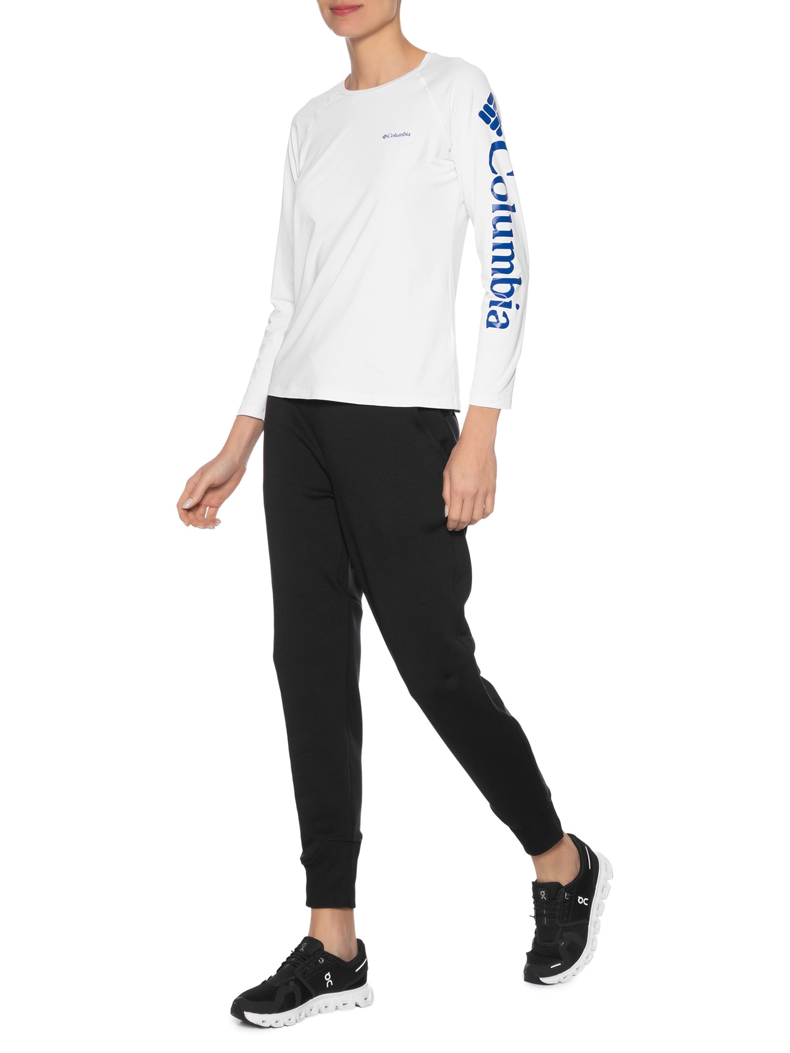 Camiseta Feminina Aurora Ml Branco Columbia