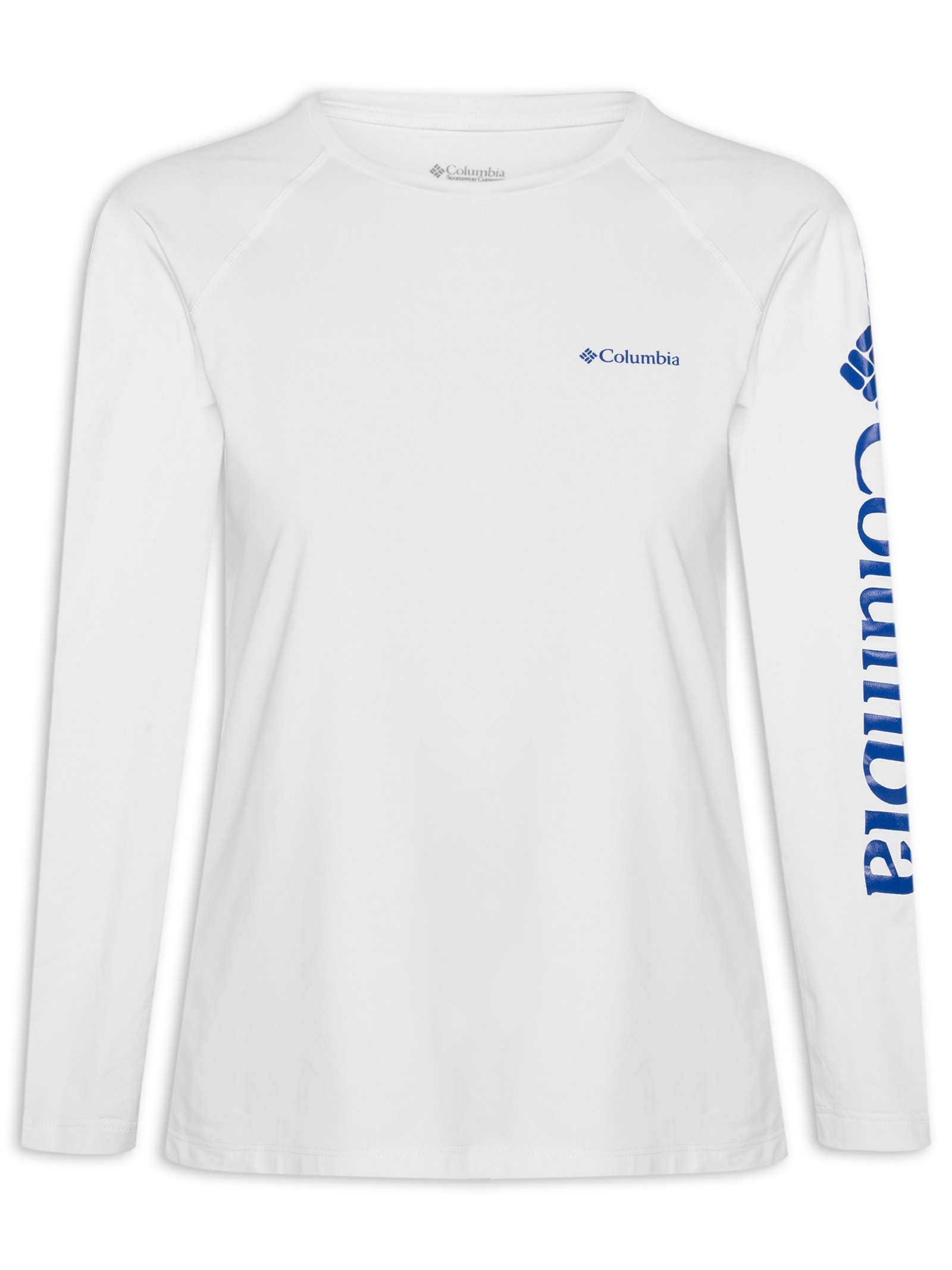 Camiseta Feminina Aurora Ml Branco Columbia