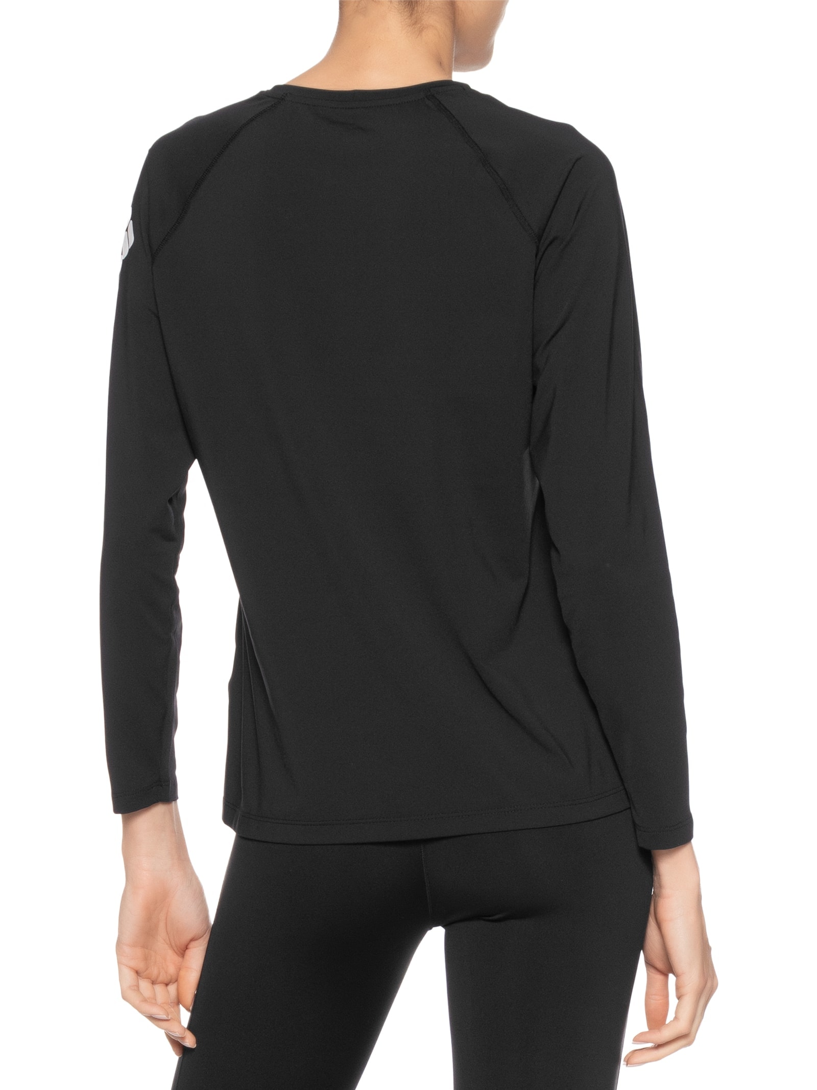 Camiseta Feminina Aurora Ml Preto Columbia