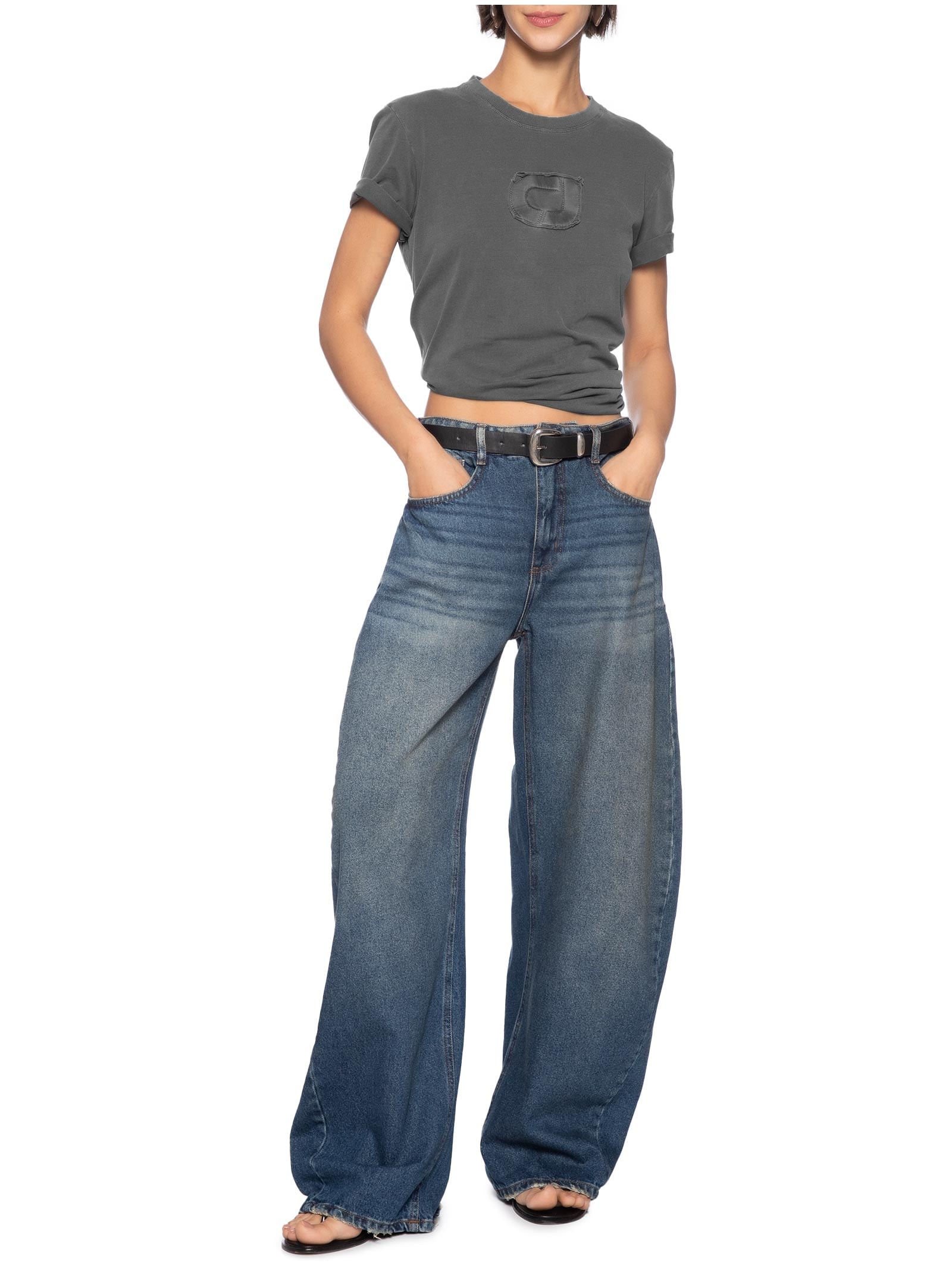 Camiseta Feminina Azul Colcci Jeans