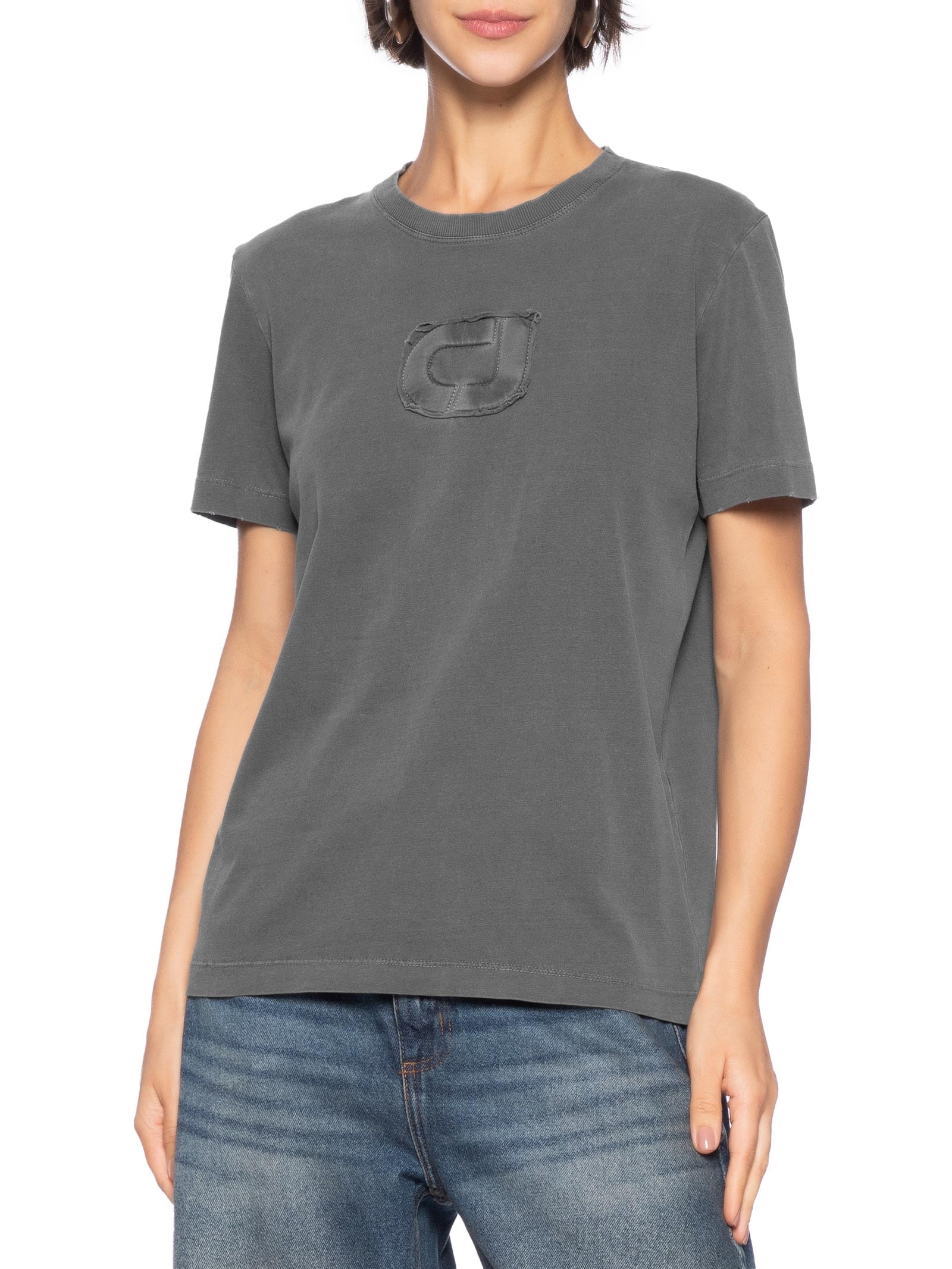 Camiseta Feminina Azul Colcci Jeans