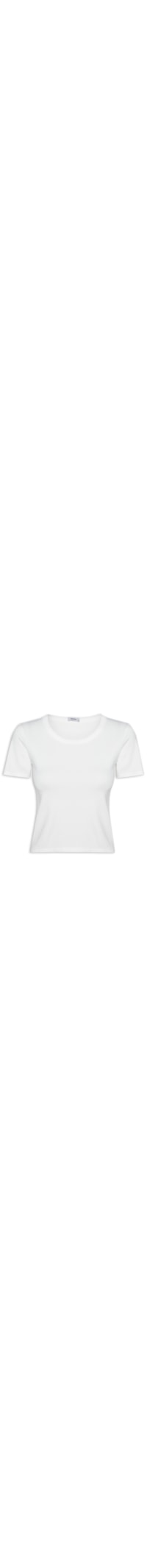 Camiseta Feminina Baby Look Canelada - Off White