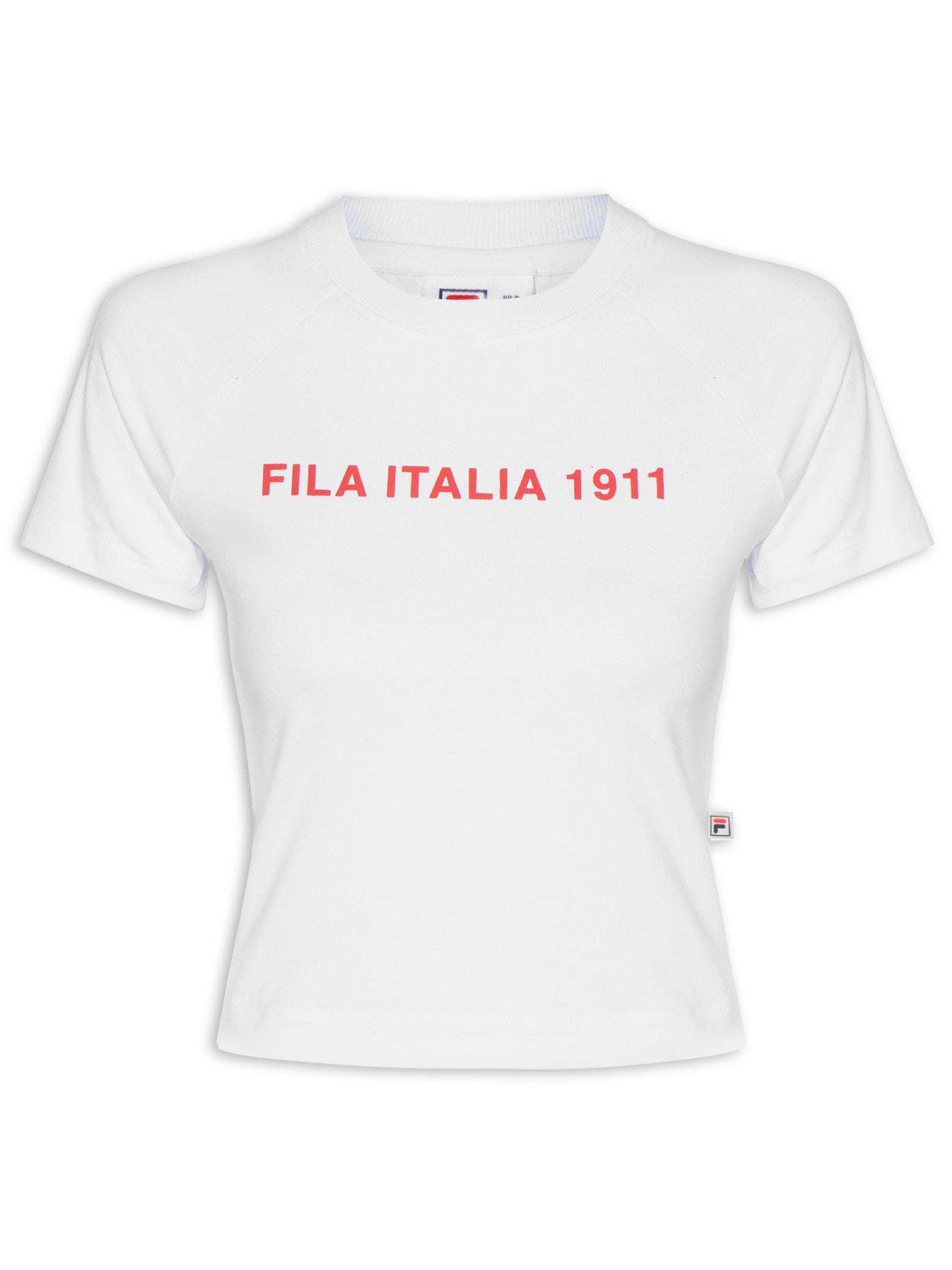Camiseta Feminina Baby T Stile Sport Branco Fila