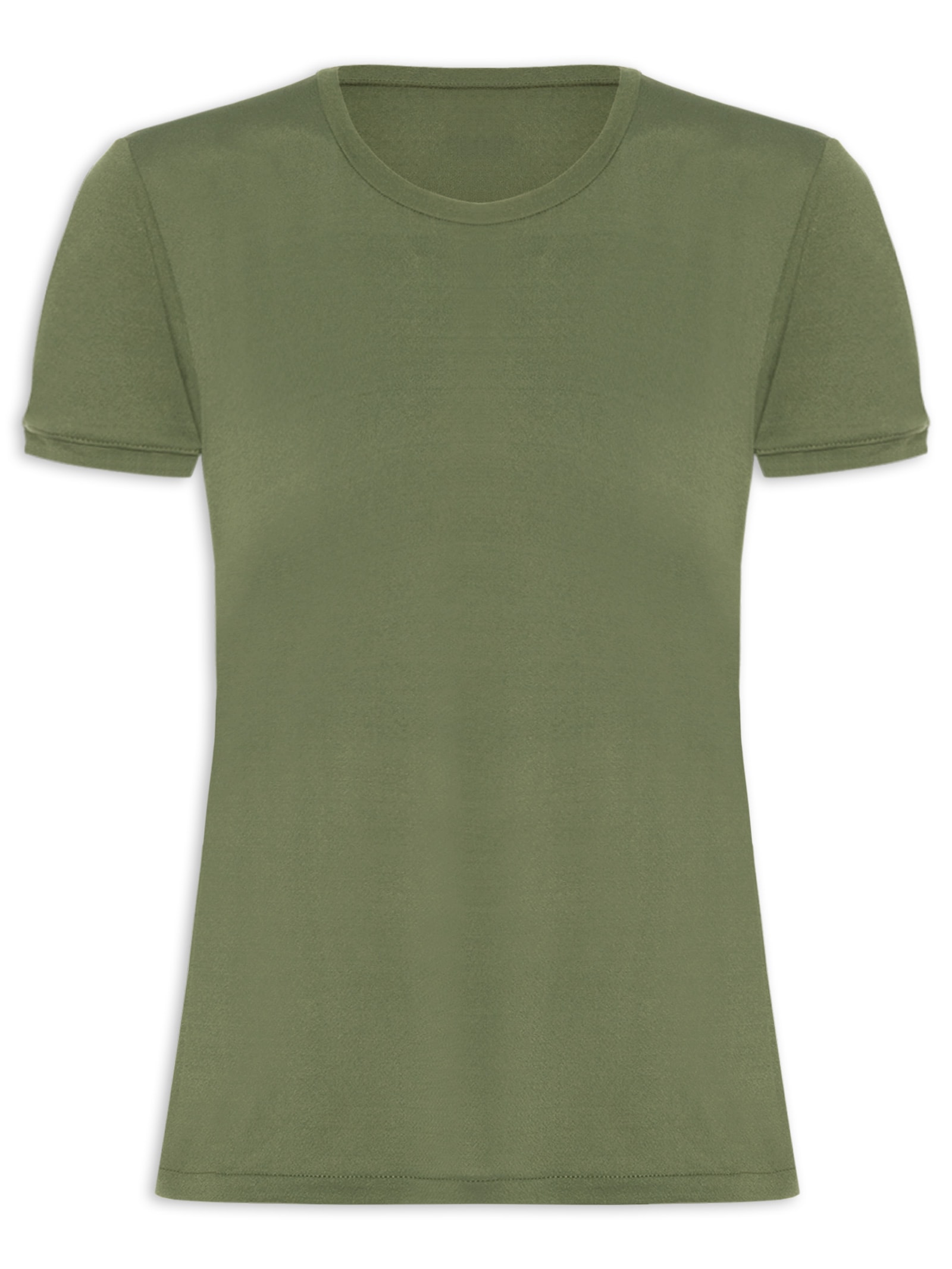 Camiseta Feminina Basic Comfort Verde Live!