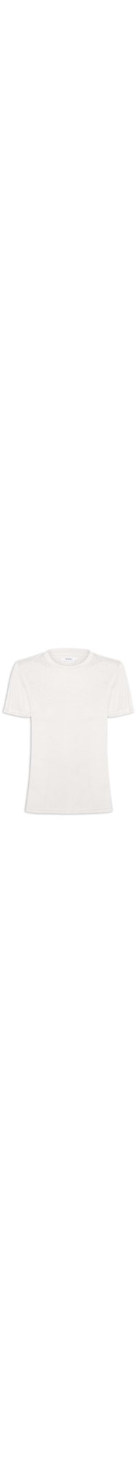 Camiseta Feminina Básica Alongada - Off White