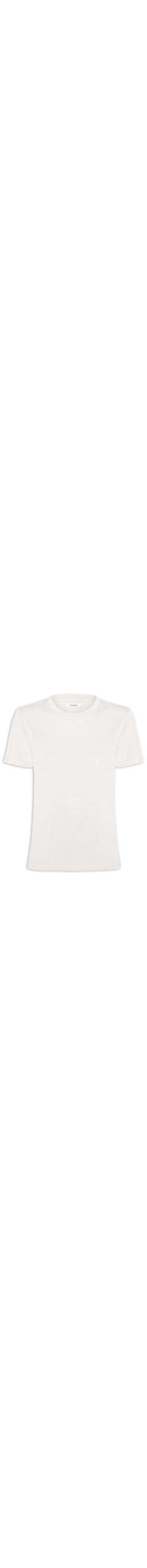 Camiseta Feminina Básica Alongada - Off White